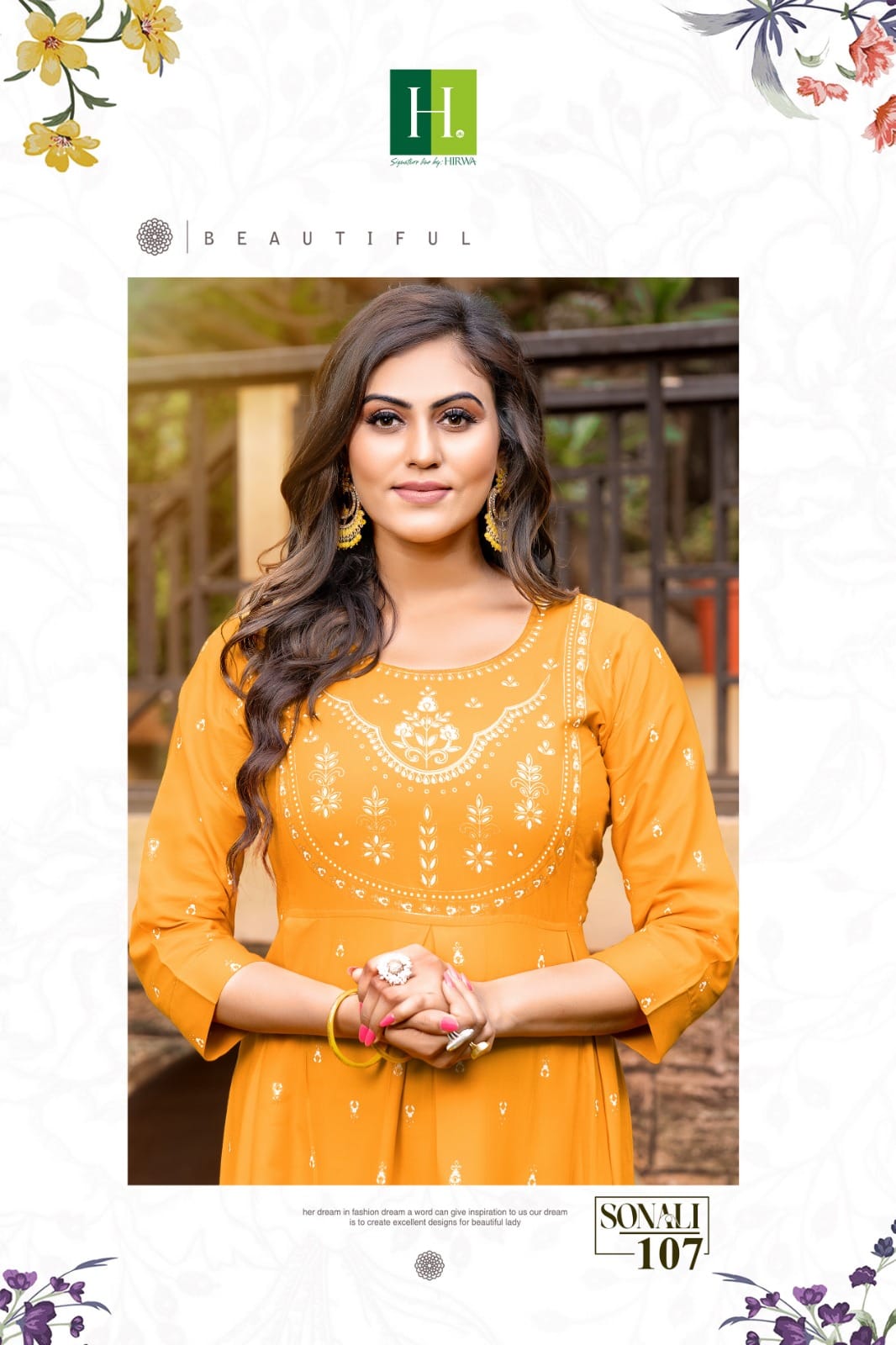 Sonali By Hirwa Anarkali Kurti Catalog